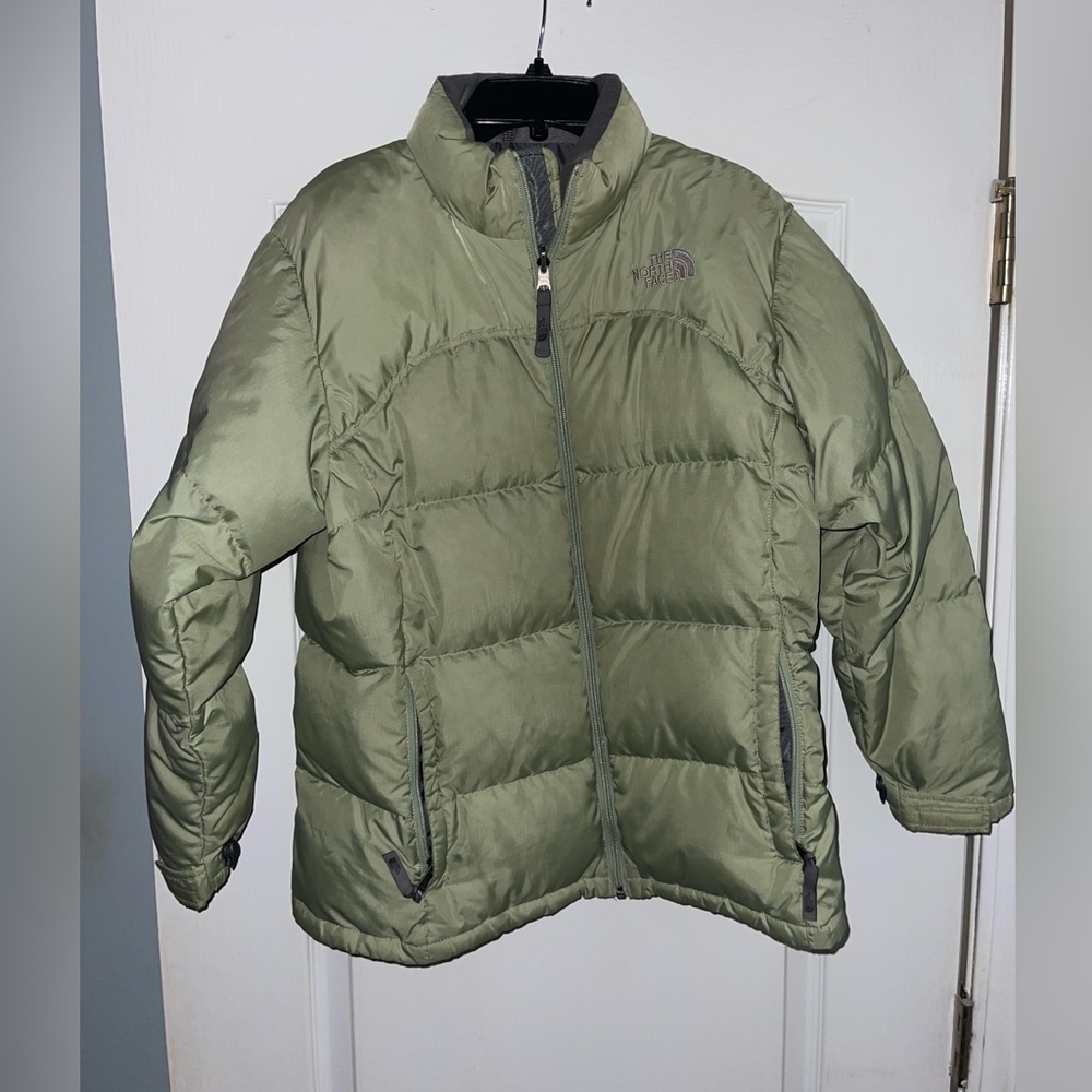 North face puffer jacket.